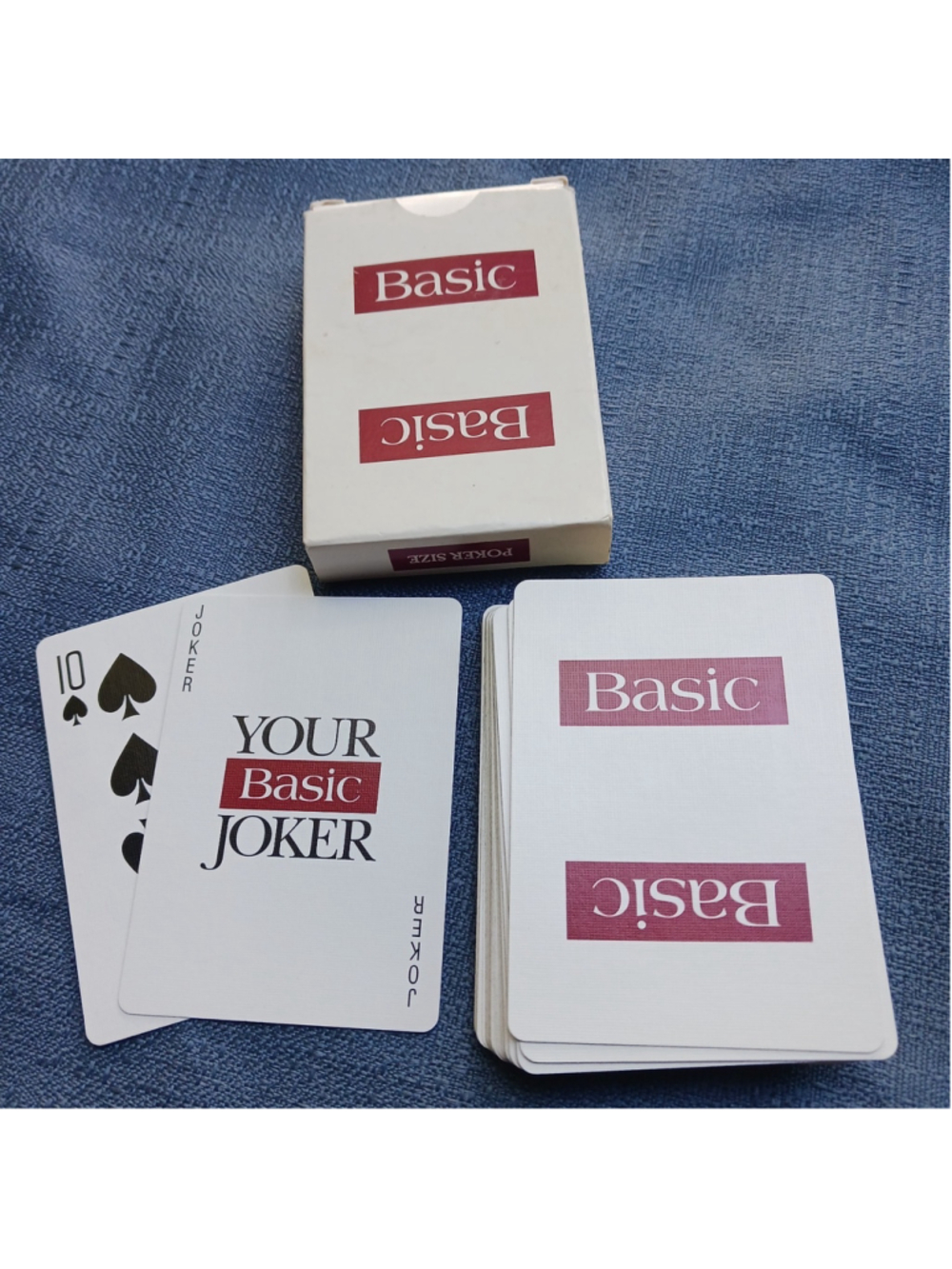 YOUR BASIC DECK Of Promo Red Label Deck Of Playing Cards Poker Size USA
